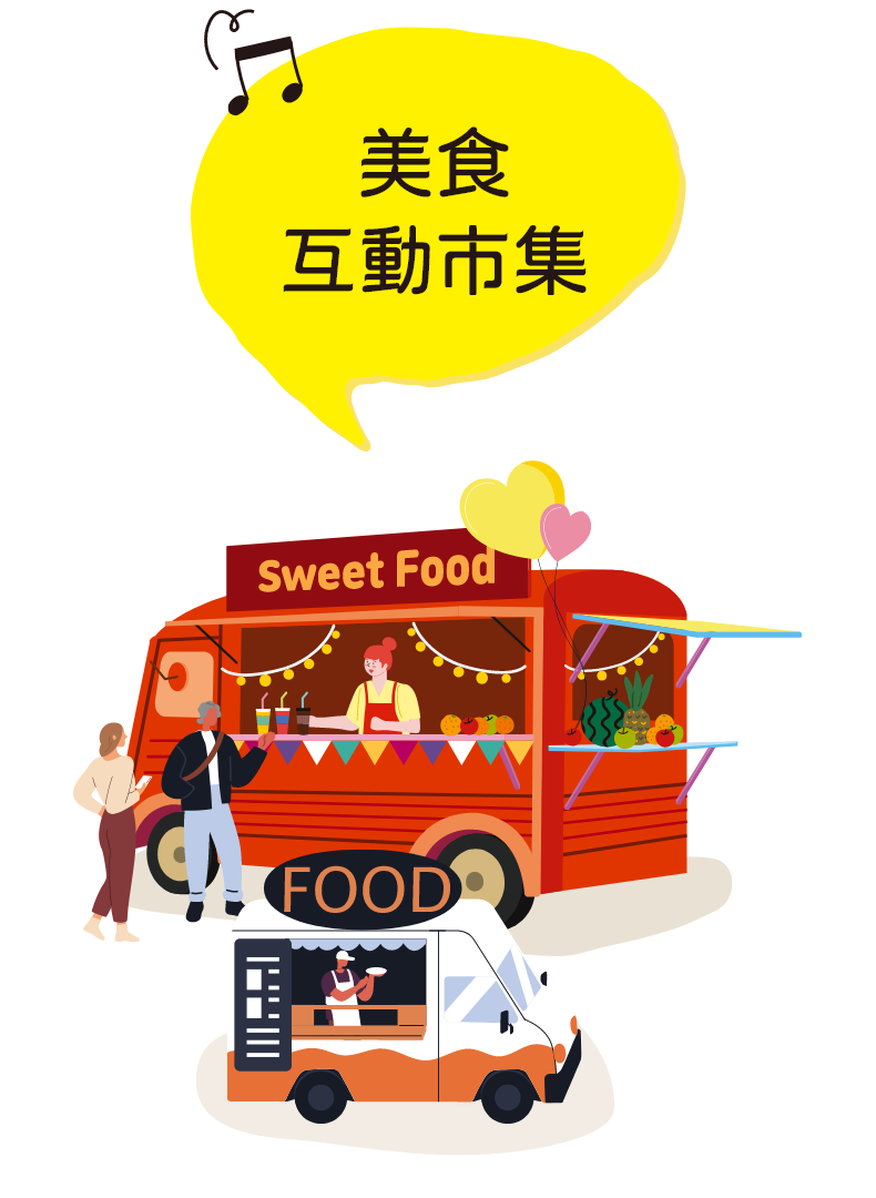 美食互動市集